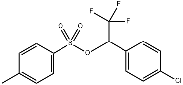 1-(4-chlorophenyl)-2,2,2-trifluoroethyl 4-Methylbenzenesulfonate Struktur