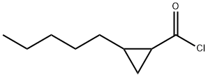 Cyclopropanecarbonyl chloride, 2-pentyl- (7CI) Struktur