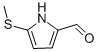 1H-Pyrrole-2-carboxaldehyde,5-(methylthio)- Struktur