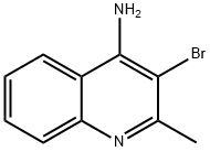 4-AMINO-3-BROMO-2-METHYLQUINOLINE Struktur