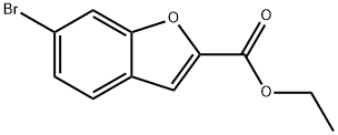 ETHYL 6-BROMOBENZOFURAN-2-CARBOXYLATE Struktur