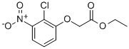 Acetic acid, (2-chloro-3-nitrophenoxy)-, ethyl ester Struktur