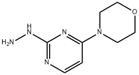 4-(2-hydrazinopyrimidin-4-yl)morpholine Struktur