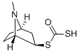 Tropine-3-xanthate Struktur