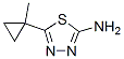 1,3,4-Thiadiazol-2-amine,  5-(1-methylcyclopropyl)- Struktur