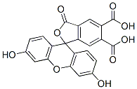 5,6-dicarboxyfluorescein Struktur