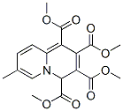 7-Methyl-4H-quinolizine-1,2,3,4-tetracarboxylic acid tetramethyl ester Struktur