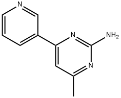 4-METHYL-6-PYRIDIN-3-YLPYRIMIDIN-2-AMINE Struktur