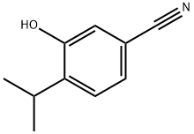 Benzonitrile, 3-hydroxy-4-isopropyl- (7CI) Struktur