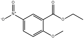 2-METHOXY-5-NITROBENZOIC ACID ETHYL ESTER Struktur