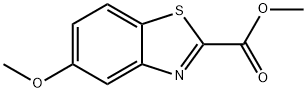 2-Benzothiazolecarboxylicacid,5-methoxy-,methylester(7CI) Struktur