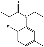 N-ethyl-N-(2-hydroxy-5-methylphenyl)propanamide Struktur