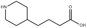 4-Piperidinebutanoic acid Struktur