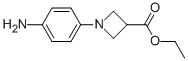 1-(4-AMINOPHENYL)-3-AZETIDINECARBOXYLIC ACID ETHYL ESTER Struktur