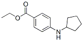 ETHYL 4-(CYCLOPENTYLAMINO)BENZOATE Struktur