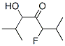 4-Heptanone,  3-fluoro-5-hydroxy-2,6-dimethyl- Struktur