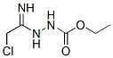 Hydrazinecarboxylic  acid,  2-(2-chloro-1-iminoethyl)-,  ethyl  ester  (9CI) Struktur