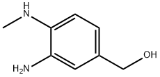 3-AMINO-4-(METHYLAMINO)PHENYL]METHANOL Struktur