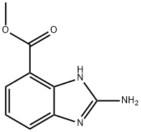 Methyl 2-AMino-1H-benzoiMidazole-4-carboxylate Struktur