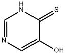 4(1H)-Pyrimidinethione, 5-hydroxy- (9CI) Struktur