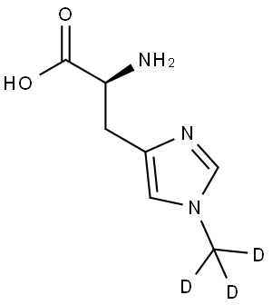 L-N-TAU-METHYL-D3-HISTIDINE Struktur