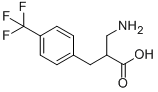 2-AMINOMETHYL-3-(4-TRIFLUOROMETHYL-PHENYL)-PROPIONIC ACID Struktur