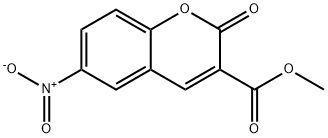 methyl 6-nitro-2-oxo-2H-chromene-3-carboxylate Struktur