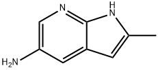 2-METHYL-1H-PYRROLO[2,3-B]PYRIDIN-5-YLAMINE Struktur