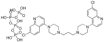 Piperaquine Tetraphosphate Struktur