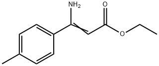 3-AMINO-3-(4-METHYLPHENYL)-2-PROPENOIC ACID ETHYL ESTER Struktur