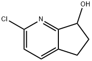 2-Chloro-6,7-dihydro-5H-cyclopenta[b]pyridin-7-ol Struktur