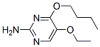 Pyrimidine, 2-amino-4-butoxy-5-ethoxy- (7CI) Struktur