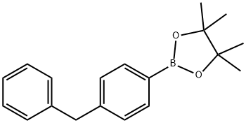 4-Benzylbenzeneboronic acid pinacol ester, 97% Struktur