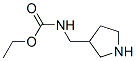 Carbamic  acid,  (3-pyrrolidinylmethyl)-,  ethyl  ester  (9CI) Struktur