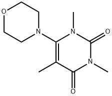 1,3,5-TRIMETHYL-6-MORPHOLINO-URACIL Struktur