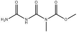 Allophanic  acid,  4-carbamoyl-2-methyl-,  methyl  ester  (7CI) Struktur