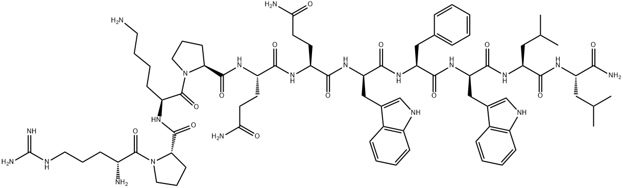 (D-ARG1,D-TRP7·9,LEU11)-SUBSTANCE P, 91224-37-2, 結(jié)構(gòu)式