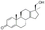 17β-HydroxyMethyl-17α-Methyl-18-norandrosta-1,4,13-trien-3-one Struktur