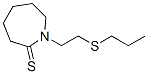 2H-Azepine-2-thione,  hexahydro-1-[2-(propylthio)ethyl]- Struktur