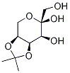 4,5-O-(1-Methylethylidene)-β-D-fructopyranose, 912456-61-2, 結(jié)構(gòu)式