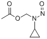 Acetic acid, (cyclopropylnitrosamino)methyl ester Struktur