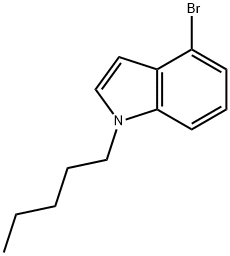 4-bromo-1-pentyl-1H-indole Struktur