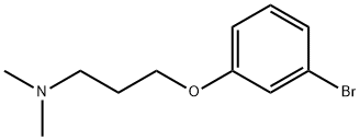 3-(3-Bromophenoxy)-N,N-dimethylpropylamine Struktur