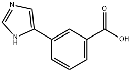 3-(1H-Imidazol-5-yl)benzoic acid Struktur