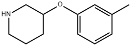 3-(M-TOLYLOXY)PIPERIDINE Struktur