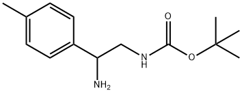 (2-AMINO-2-P-TOLYL-ETHYL)-CARBAMIC ACID TERT-BUTYL ESTER HYDROCHLORIDE Struktur