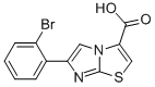 6-(2-BROMO-PHENYL)-IMIDAZO[2,1-B]THIAZOLE-3-CARBOXYLIC ACID Struktur