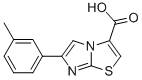 6-M-TOLYL-IMIDAZO[2,1-B]THIAZOLE-3-CARBOXYLIC ACID Struktur