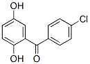 (4-CHLOROPHENYL)(2,5-DIHYDROXYPHENYL)METHANONE Struktur