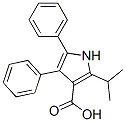 1H-Pyrrole-3-carboxylic  acid,  2-(1-methylethyl)-4,5-diphenyl- Struktur